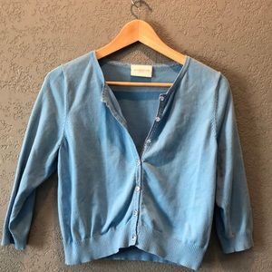 3/4 length cropped cardigan